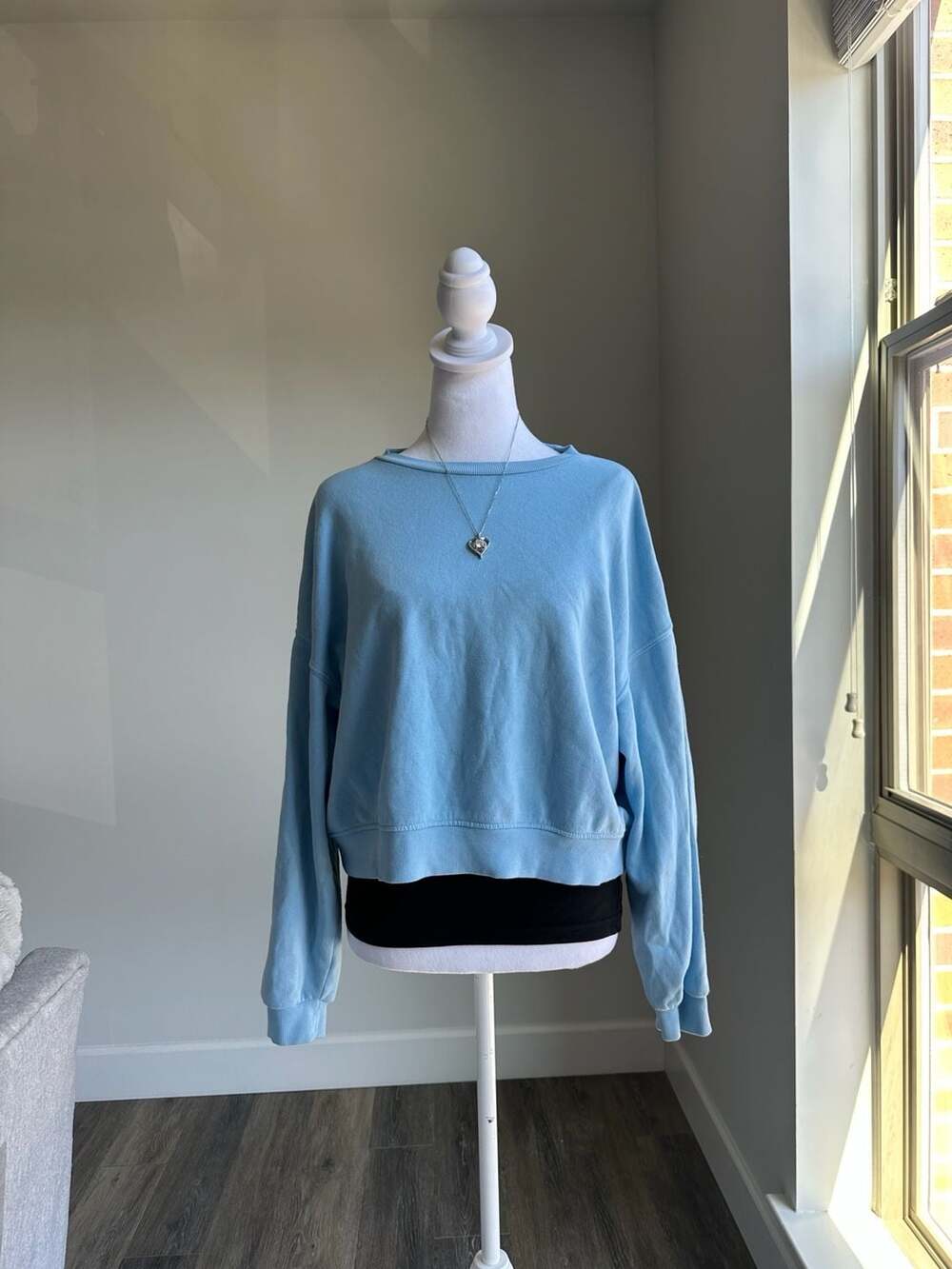 H&M Divided Sweatshirt Size S Light Blue
